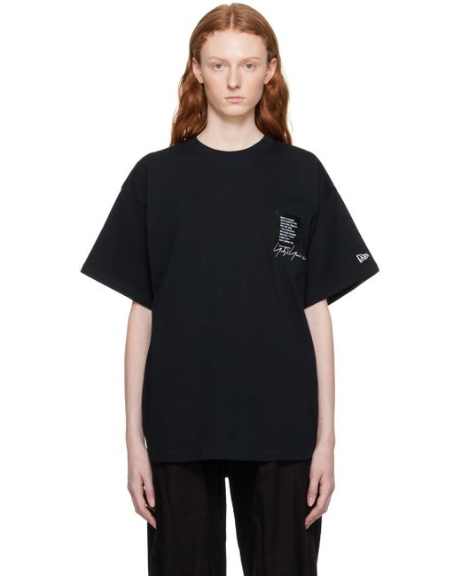 Yohji Yamamoto Black New Era Edition Oversized Performance T-shirt