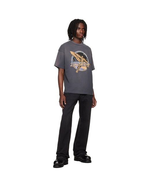 Represent Black Golden Tour T-Shirt for men