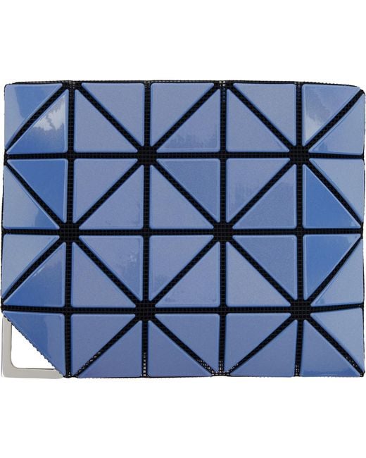 Issey Miyake Blue Flipper Card Holder for men