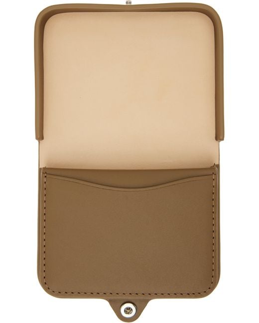 A.P.C. Natural Josh Coin Wallet for men