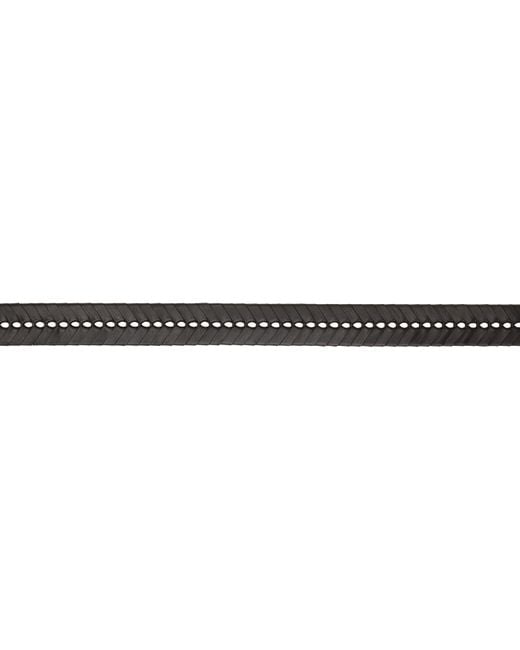【関税込み】LEMAIRE ブラウン Braided 30 ベルト LEMAIRE Braided Belt | Brown | FARFETCH