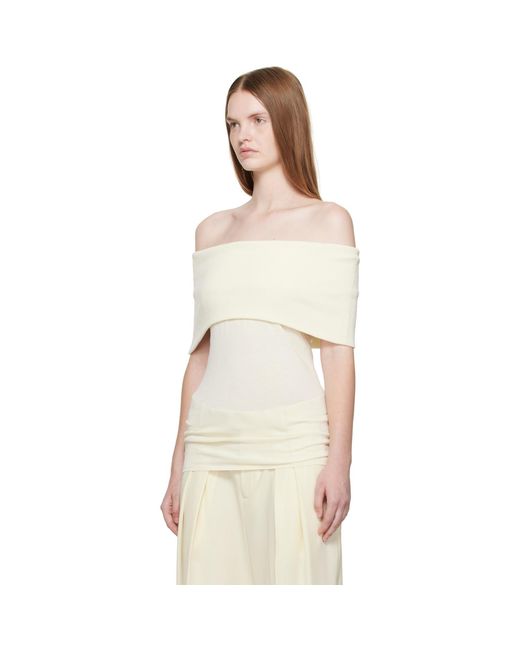 La Collection Natural Off- Scarlet Top