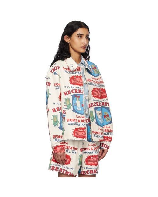 Bode Red Off- Enrichment Jacket