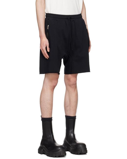 Thom Krom Black M St 420 Shorts for men