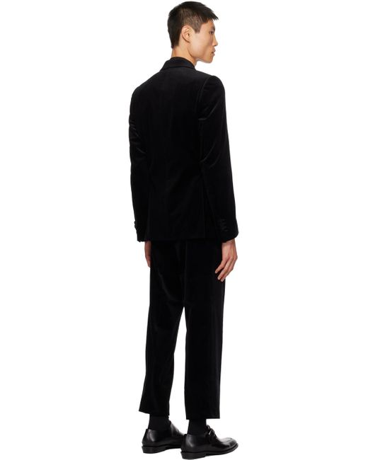 Dries Van Noten Black Slim-fit Suit for men