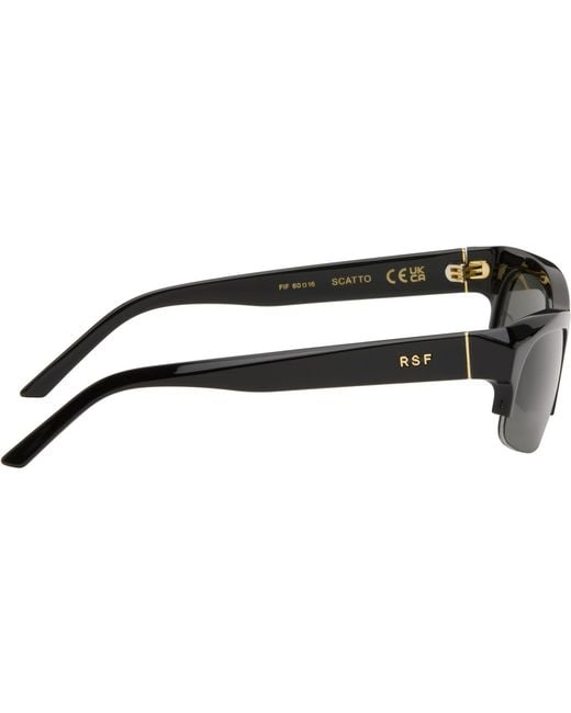 Retrosuperfuture Black Scatto Sunglasses for men