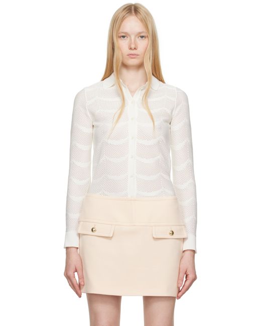 Tom Ford Natural Off- Knitted Shirt