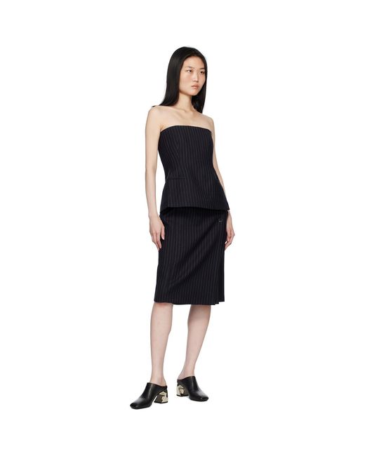 Co. Black Wrap Miniskirt