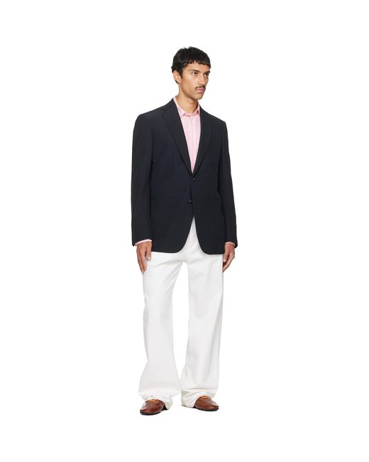 Marni Blue Pocket Blazer for men