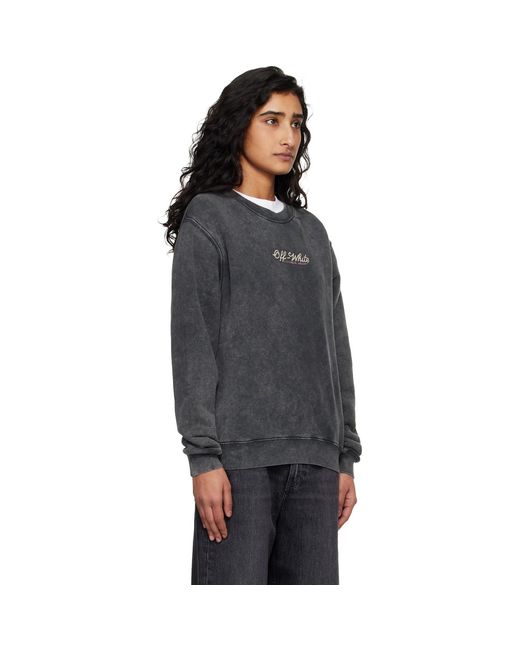 Off-White c/o Virgil Abloh Black Royal Jewels Sweatshirt