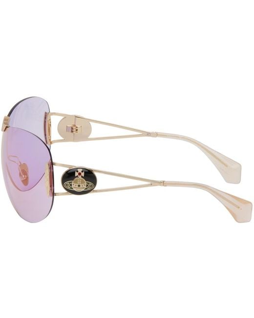 Vivienne Westwood Black Tina Sunglasses