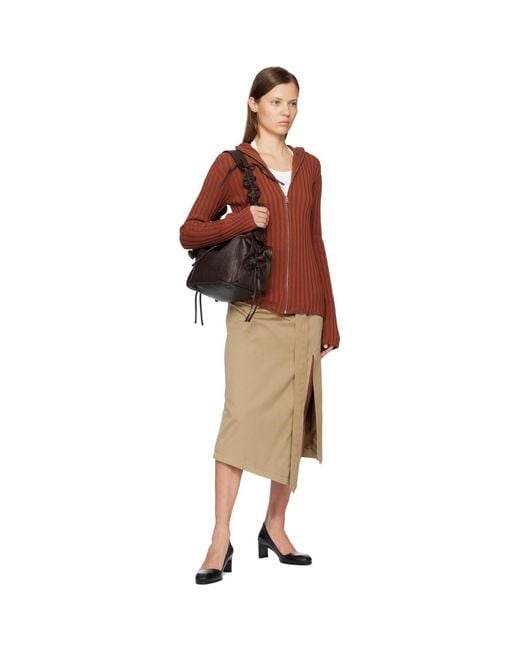 Acne Brown Multipocket Bag