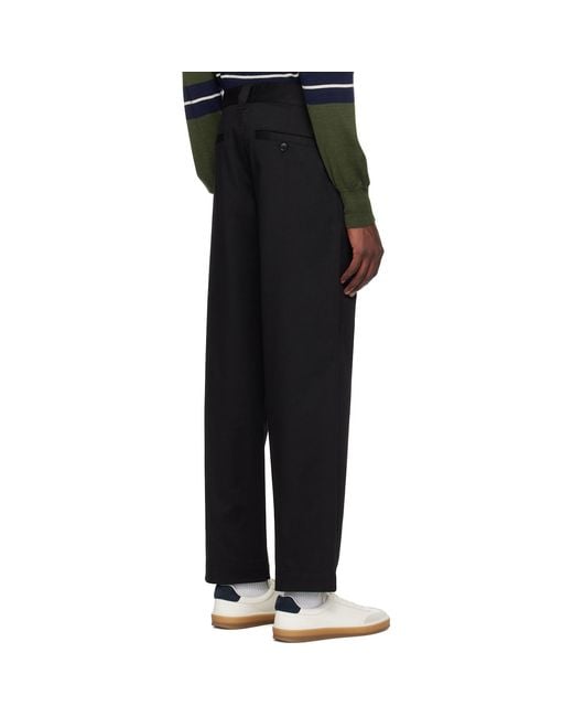 Boss Black Logo Patch Trousers for men