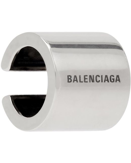 Bijou d'oreille unique garage argenté Balenciaga pour homme en coloris Metallic