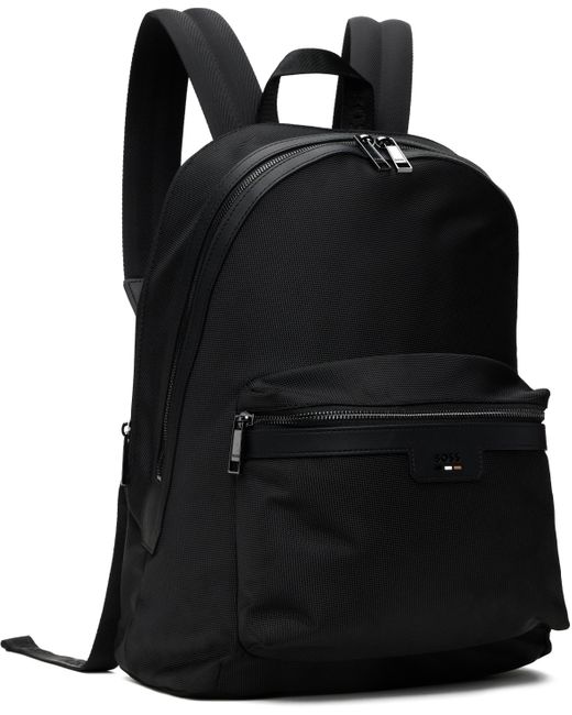 Sac À Dos Noir À Logo Gaufré Boss pour homme en coloris Black