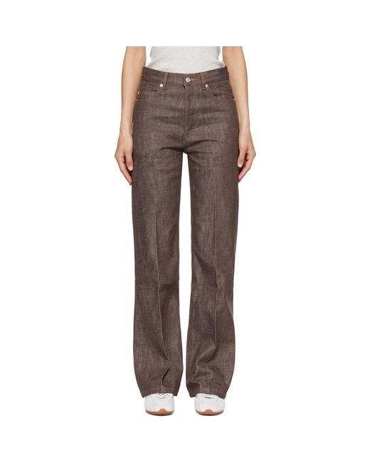 A.P.C. Brown Arno Jeans