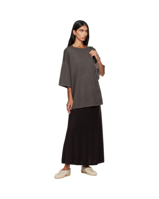 Lisa Yang Gray Taupe Agnette T-Shirt