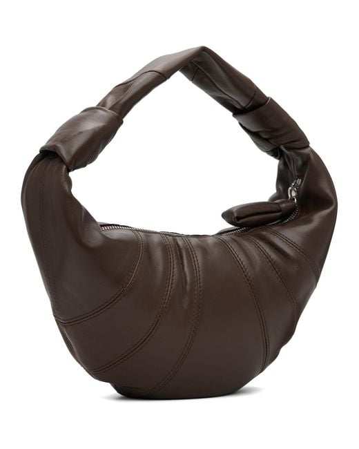 Lemaire Brown Mini Fortune Croissant Bag