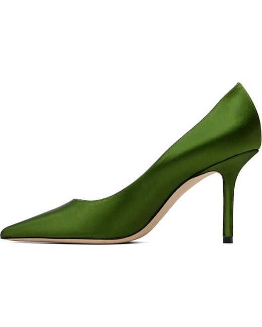 Jimmy Choo Green Love 85 Heels