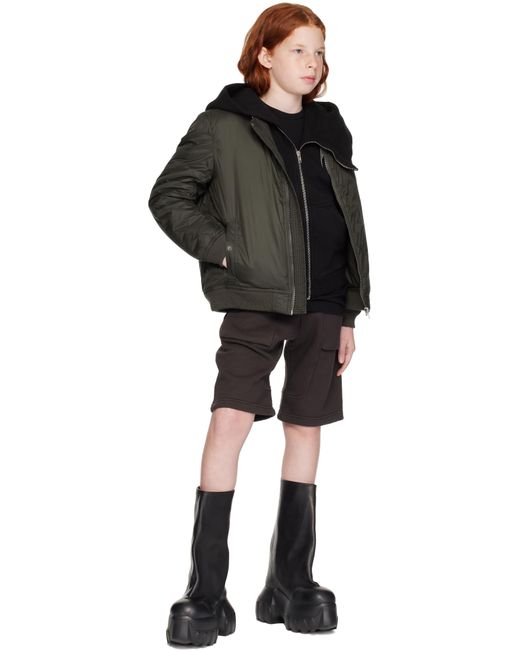 Rick Owens キッズ｜グレー Porterville Pods ショートパンツ Black