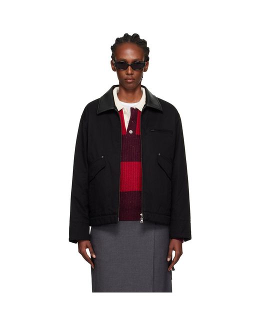 DUNST Black Vintage Padded Work Jacket
