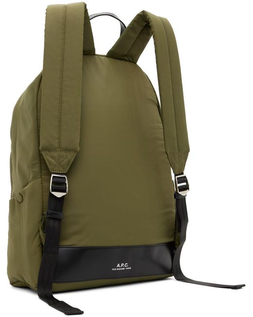A.P.C. . Green Blake Backpack for men