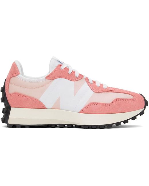New Balance Suede 327 Sneakers in Pink Lyst UK