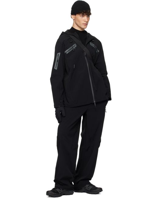 J EONGL I Black Softshell Jacket for men