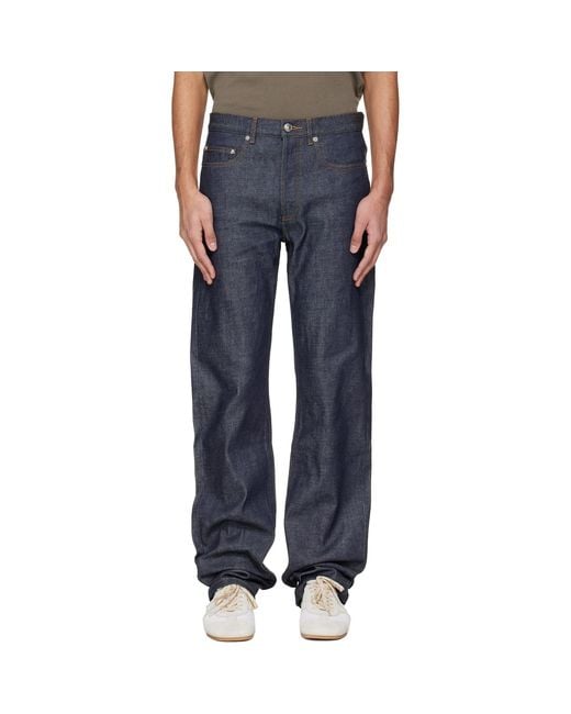 A.P.C. Black Rescue Jeans for men