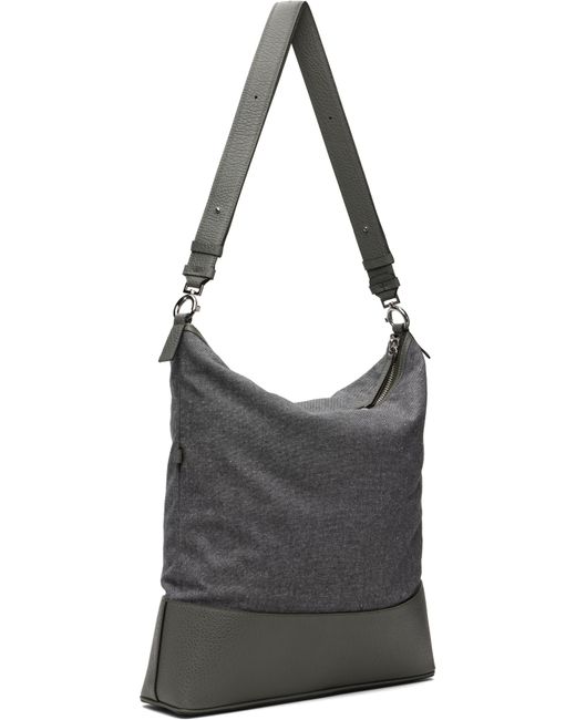 メンズ Maison Margiela グレー＆カーキ ミディアム 5Ac バッグ Black