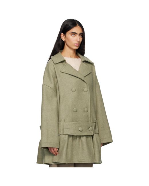 Renaissance Renaissance Green Luna Coat