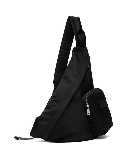 MM6 by Maison Margiela Black Numeric Sling Backpack for men