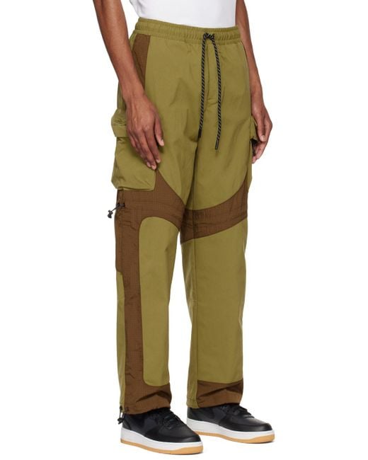 Nike Green Khaki 23 Engineered Cargo Pants for men