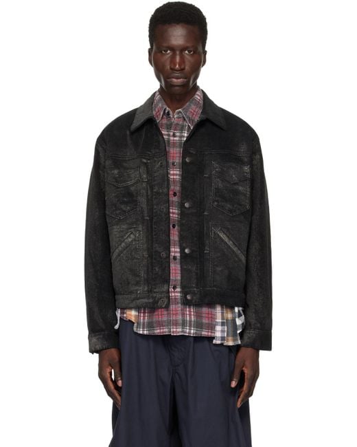 Needles Black Penny Jacket for men