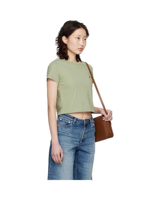 Maison Kitsuné Multicolor Dressed Fox Baby T-Shirt