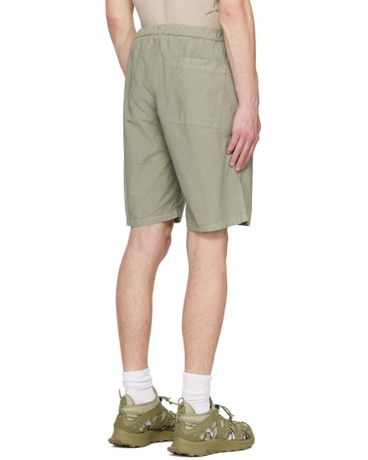 Norse Projects Green Aaren Typewriter Shorts for men