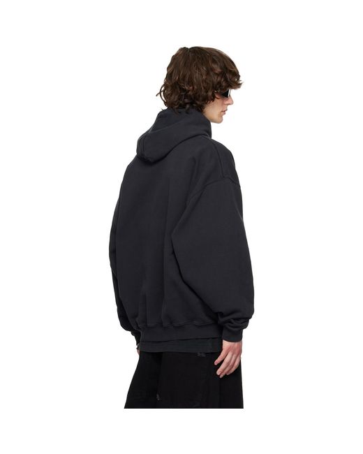 Vetements Blue 'Paris' Tourist Zip-Up Hoodie for men