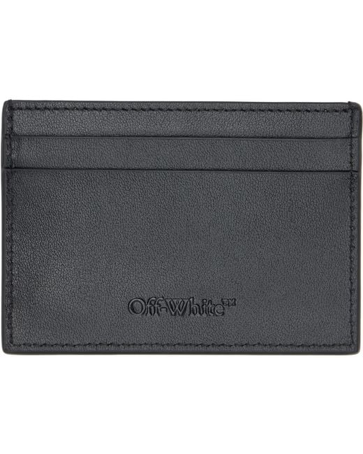 Off-White c/o Virgil Abloh Metallic Printed Heritage Card Holder for men