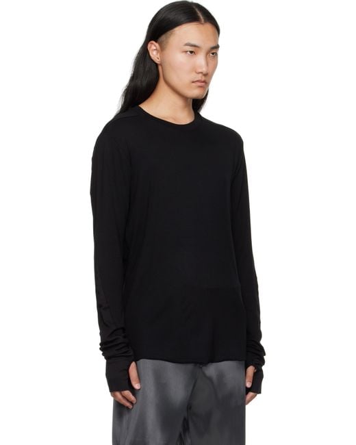 Thom Krom Black M Ts 889 T-Shirt for men