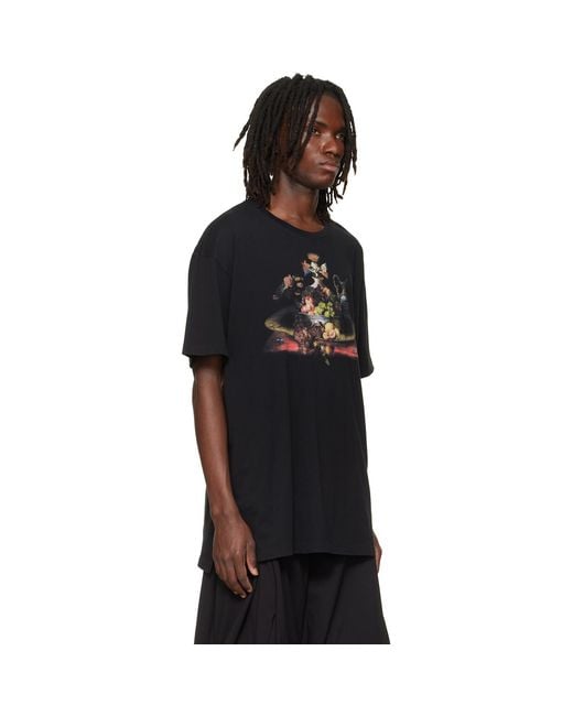 Vivienne Westwood Black Still Life Orb Oversized T-Shirt for men