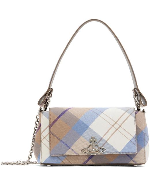 Vivienne Westwood Ssense限定 &ブルー ミディアム Hazel バッグ Metallic