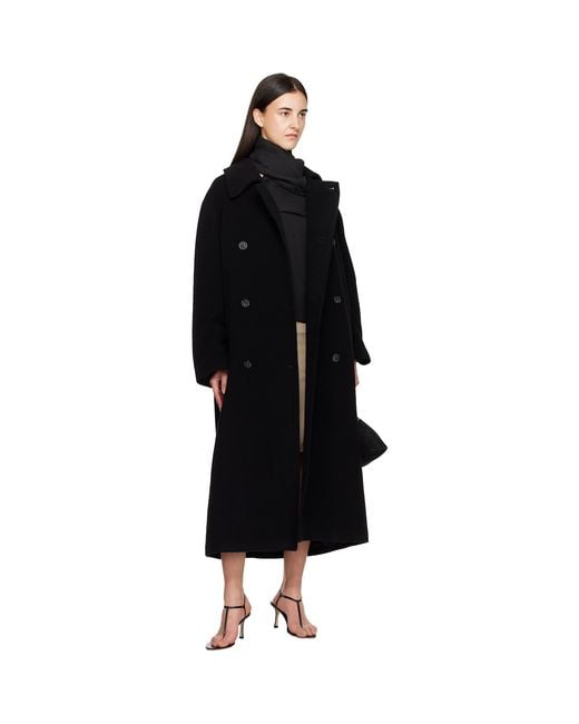 Totême Black Shield Coat