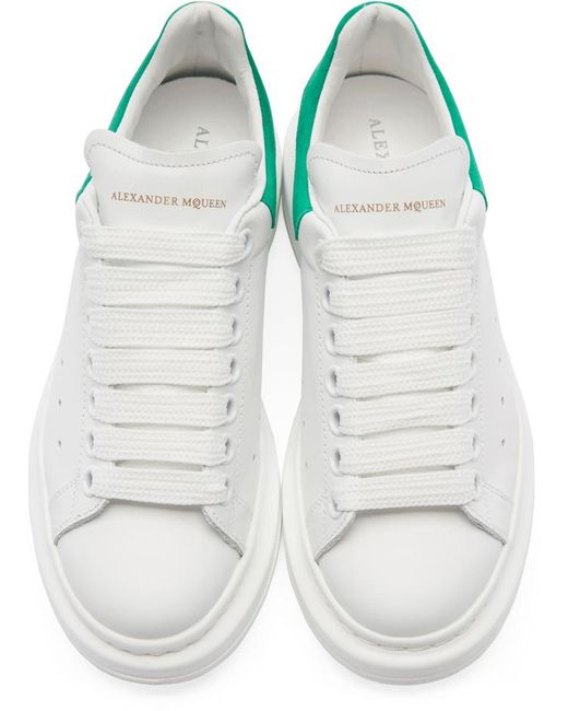 Alexander mcqueen deals white green