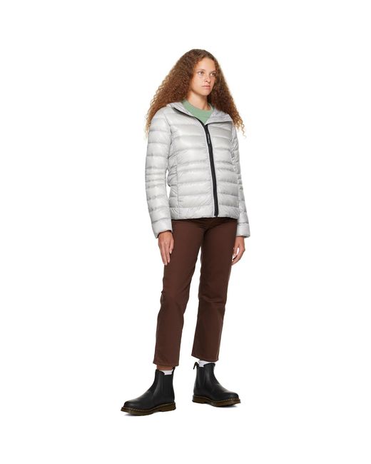 Canada Goose White Silver Cypress Down Jacket