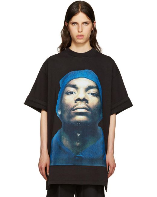 Vetements Black Snoop Dogg T-shirt for Men | Lyst