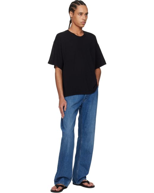 メンズ The Row ブラック Stockton Tシャツ Black