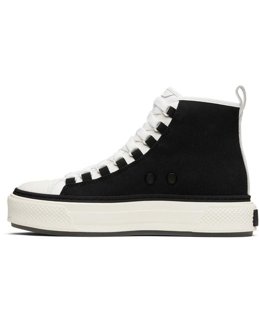 Amiri Black Ankle-High Sports Shoes "Ma Court Hi" for men