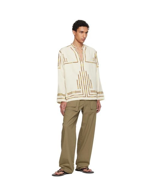 Isabel Marant Natural Ezio Trousers for men
