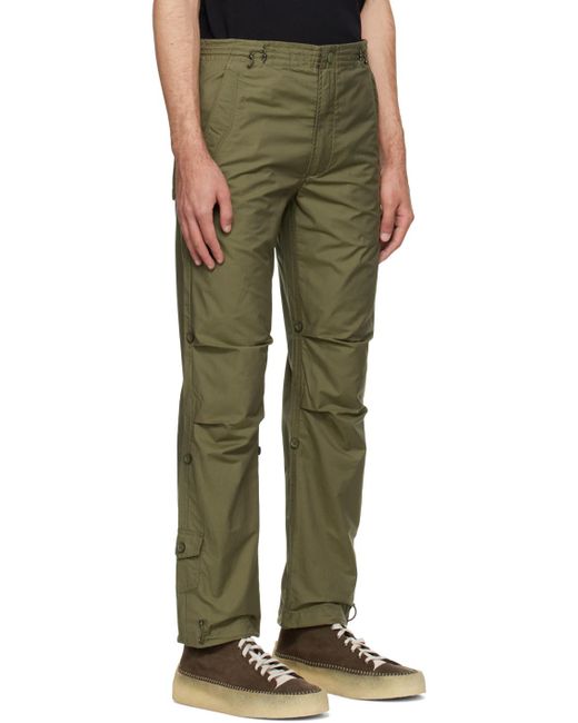 Maharishi Green Snocord Trousers for men