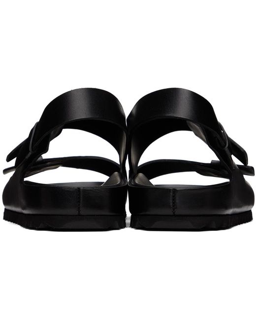 Officine Creative Black Agorà 001 Sandals for men